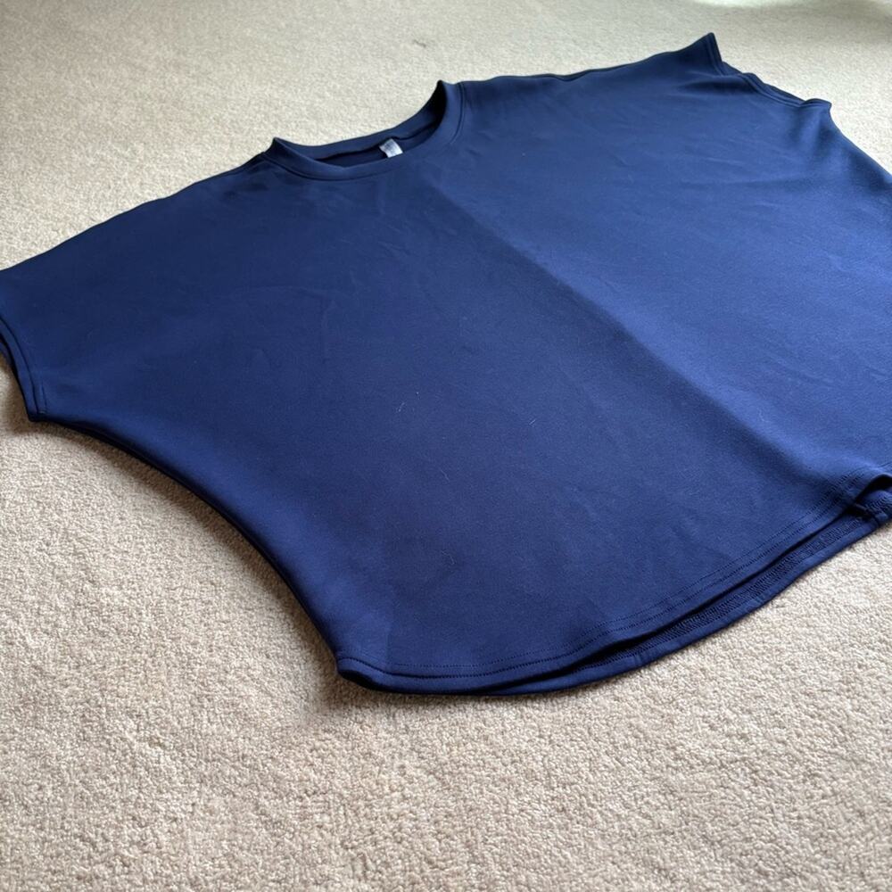 Dear Scarlett Deep Blue Short Sleeve Top - Picture 3 of 6